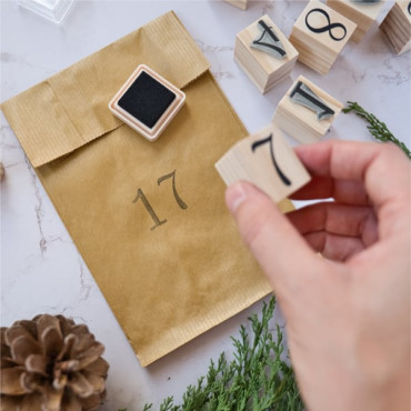DIY Advent Calendar kit made with TOCS Textile Crafts. Advent Calendar of Family Experience