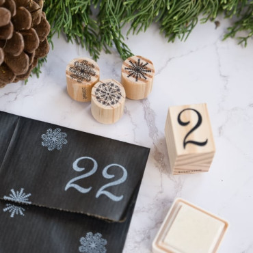 DIY Advent Calendar kit made with TOCS Textile Crafts. Advent Calendar of Family Experience