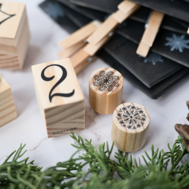 DIY Advent Calendar kit made with TOCS Textile Crafts. Advent Calendar of Family Experience