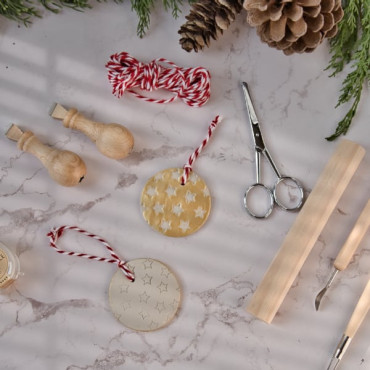 Christmas tree clay ornaments ideas by biterswit