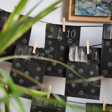 DIY Advent Calendar kit made with TOCS Textile Crafts. Advent Calendar of Family Experience