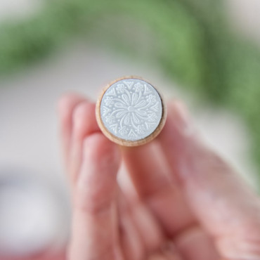 mandala stamp for handmade soap printing by biterswit