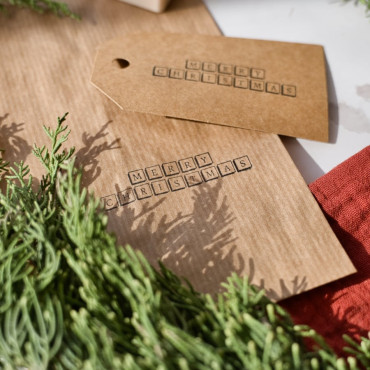 Merry Christmas funny rubber stamp by biterswit