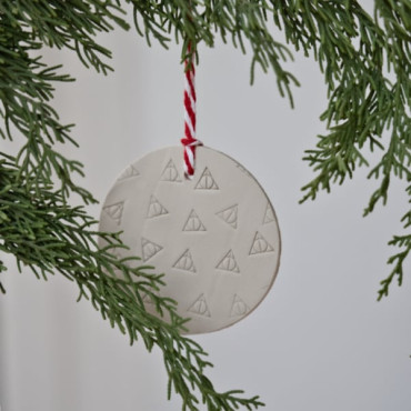Handmade Christmas clay charms ornaments for a geeky christmas by biterswit