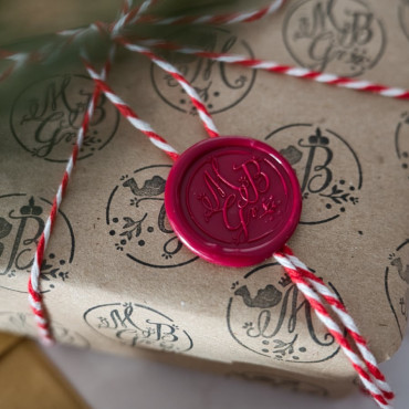 Beautiful wax seals with adhesive backing for Three Wise Men-themed gifts.