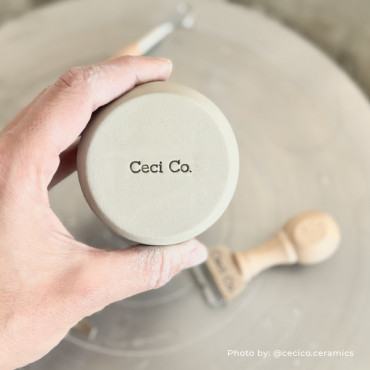 Custom clay stamp with your name or text. Pottery Makers mark. perfect for beginners and seasoned creators alike!