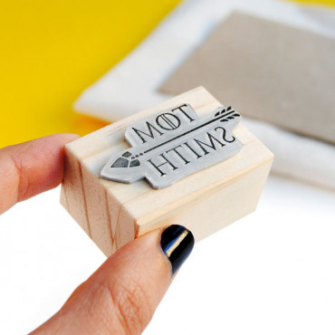 Original wilder arrow personalized name stamp for kids