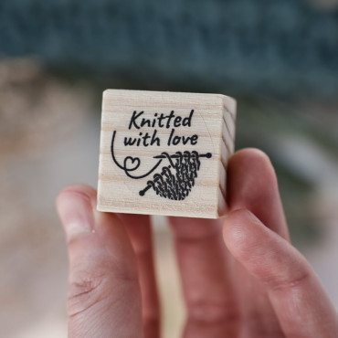wooden stamp for garment tags by biterswit