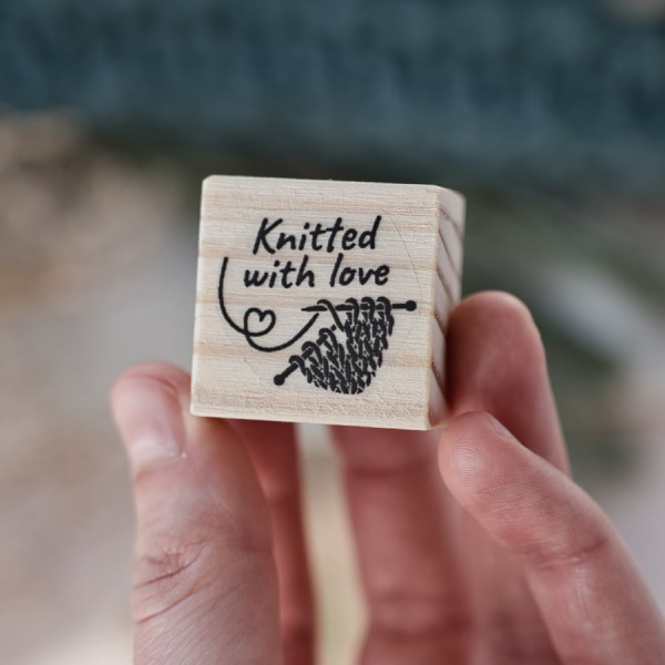 wooden stamp for garment tags by biterswit