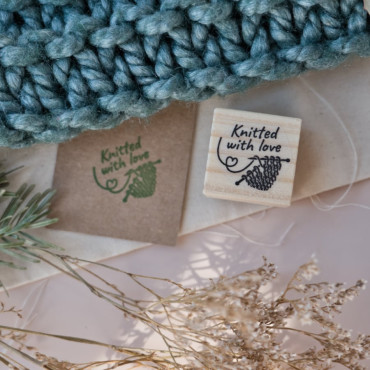 stamp for 2 knit needles garments by biterswit