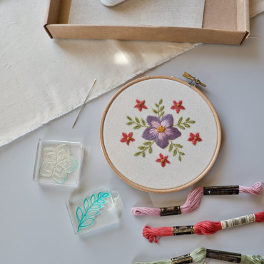 Multi-Size Embroidery Stamp Kit – Easy Patterns for Beginners & Experts.