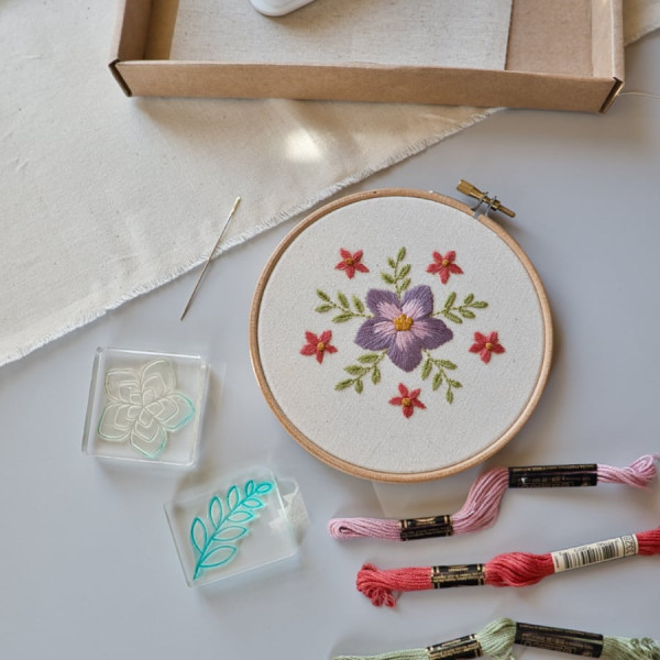 Multi-Size Embroidery Stamp Kit – Easy Patterns for Beginners & Experts.