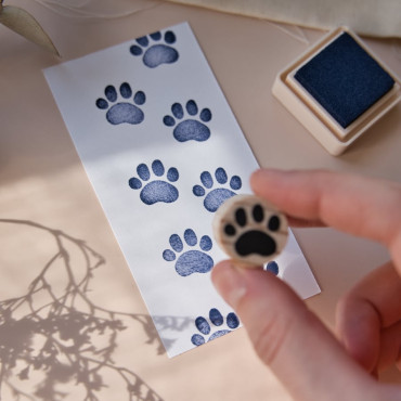 dog paw stamp by biterswit