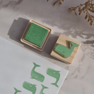 Mini tinta VersaCraft verde Celadon - ideal para papel, tela y madera by biterswit