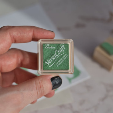 Celadon Green mini Versacraft ink pad - multi-surface application by biterswit