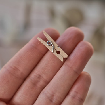 Small and cute wooden clothespins for scrapbooking, events, and decor