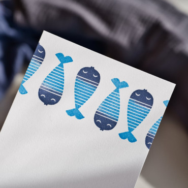 The Scandi fish stamp is a fun and easy way to enhance your crafting projects with a minimalist nautical design. The Scandi fish stamp is a fun and easy way to enhance your crafting projects with a minimalist nautical design.