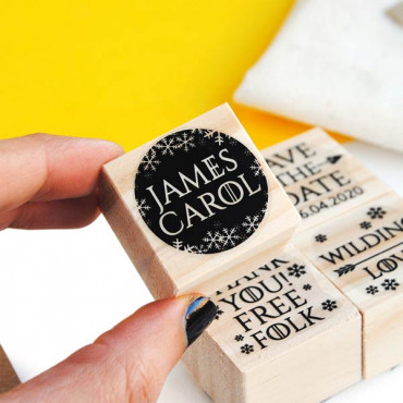 4 geeky-themed wedding stamp set You know nothing