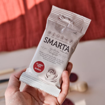 Smarta Clared Red Clay – Soft, Non-Sticky, and Easy to Work With