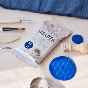 Durable Smarta Dark Blue Modeling Clay for Creative Projects and Easy Crafting