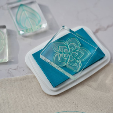 Erasable Fabric Stamp Pad for Easy Embroidery & Textile Marking
