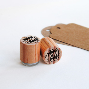 Fun 'Wow!' Teacher Stamp - Classroom Reward, Paper Grading, and Student Motivation
