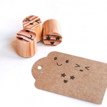 Teacher Stamp Set - Fun Face Expressions for Classrooms, Notebooks & Rewards