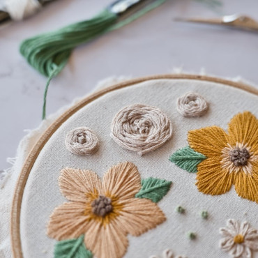 Perfect for creating floral embroidery templates, DIY embroidery projects, gifts for embroidery lovers