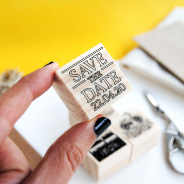 4 wedding stamp set Stranger Wedding for vintage-themed wedding decoration