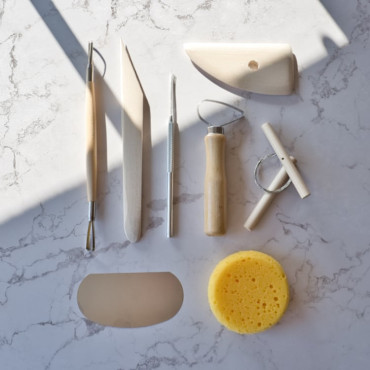 8-piece clay basic modeling tool kit
