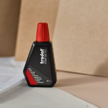 Trodat red ink refill for paper by biterswit
