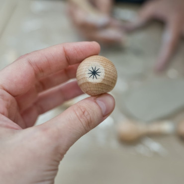 clay texture stamp sun by biterswit