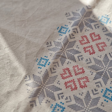Christmas Acrylic Cross-Stitch Star Stamps – Holiday DIY Projects for Wrapping & Scrapbooks