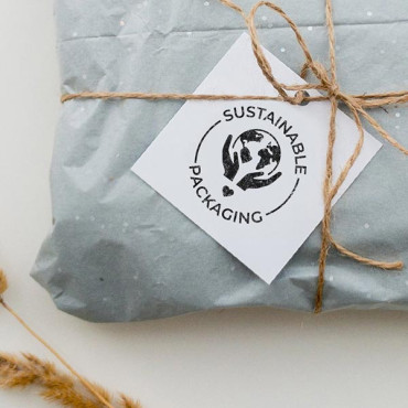 sustainable packaging rubber stamp setby biterswit