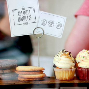 cake window shop food icons for dessert tags by biterswit studio
