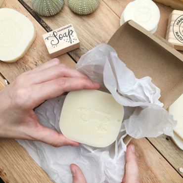 handmade stamp for soaps by biterswit