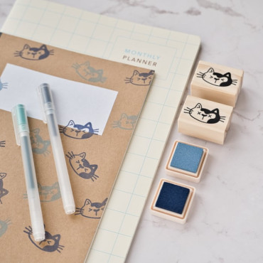 A must-have for cat lovers fun and charming kitty face stamps by Biterswit