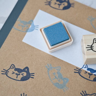 Mini almohadilla de tinta VersaCraft Sky Mist - Azul pastel para papel, tela y madera by biterswit