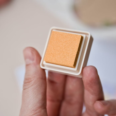 VersaCraft Maize - Pale Yellow mini ink pad for paper, fabric, and wood