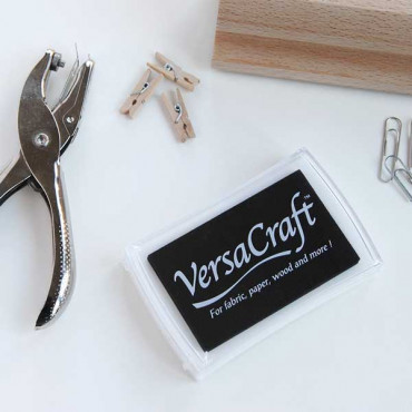 VersaCraft Real Black ink pad for paper, fabric and wood