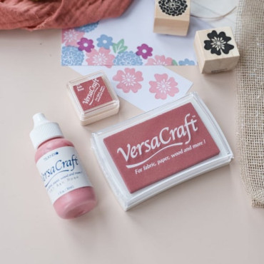 VersaCraft Ash Rose – Tinta rosa claro para papelería creativa, baby shower y etiquetas de boda VersaCraft Ash Rose – Tinta rosa claro para papelería creativa, baby shower y etiquetas de boda