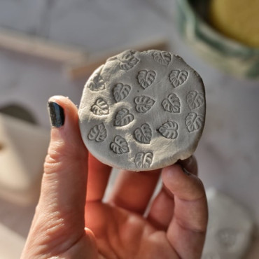 Tropical Monstera Leaf Stamp | For Ceramic Classes, Artisan Soaps & Summer Gifts