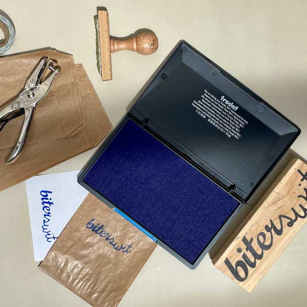 Trodat XL navy ink pad 16×9 cm – eco 95% recycled plastic, perfect for large stamps on paper & cardstock