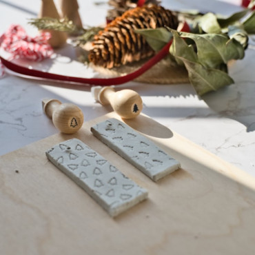 Christmas tree stamp for ceramics, clay crafts and festive handmade Christmas projects Christmas tree stamp for ceramics, clay crafts and festive handmade Christmas projects