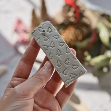 Christmas tree stamp for clay, ceramic and air dry clay ornaments DIY holiday crafts Christmas tree stamp for clay, ceramic and air dry clay ornaments DIY holiday crafts