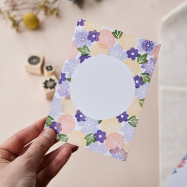 VersaCraft pigment ink Pale Lilac standard pad for fabric stamping and journaling