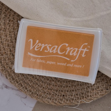 Versacraft Maize yellow ink pad for scrapbooking journaling fabric stamping and DIY crafts