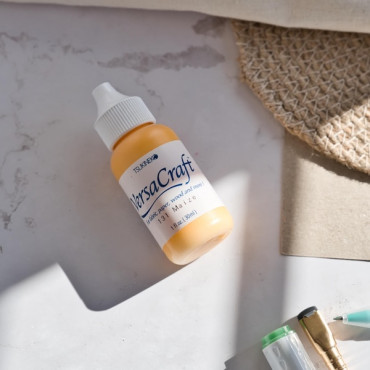 Recarga tinta pigmentada Versacraft Maize amarillo para scrap journaling y estampado textil